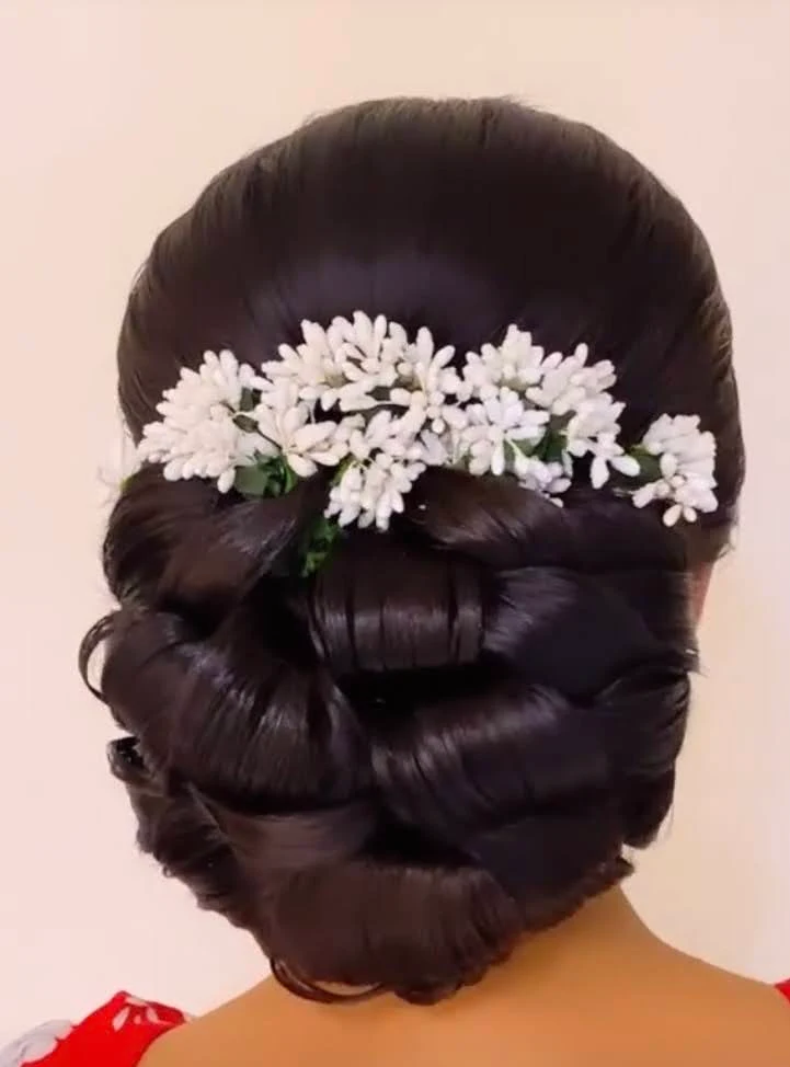 Bridal hair styling