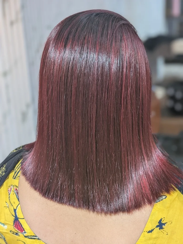 Hair colour work